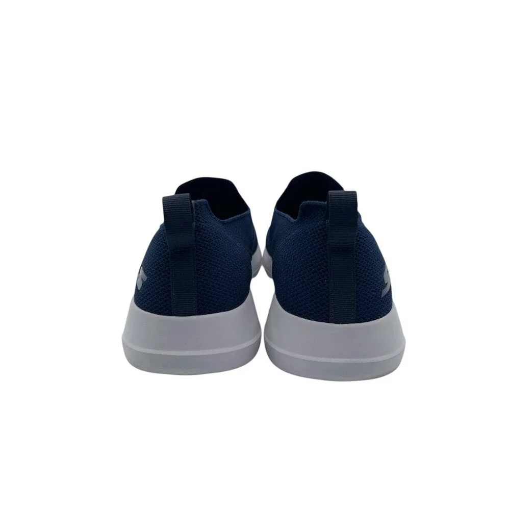 Skechers Men's Go Max-Athletic Air Mesh Slip on Walking Shoe, Navy/White, 12 US